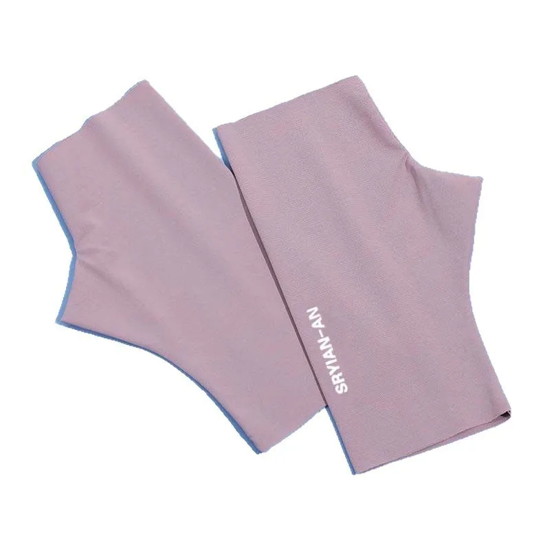 Summer Ice Silk UV Protection Gloves for Women – Breathable Half Finger Sunscreen Gloves, UPF 50+ Anti-UV Fingerless Gloves for Gel Nails, Driving, Cycling & Outdoor